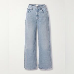 AGOLDE Low Curve Mid-Rise Wide Leg Jeans size 28